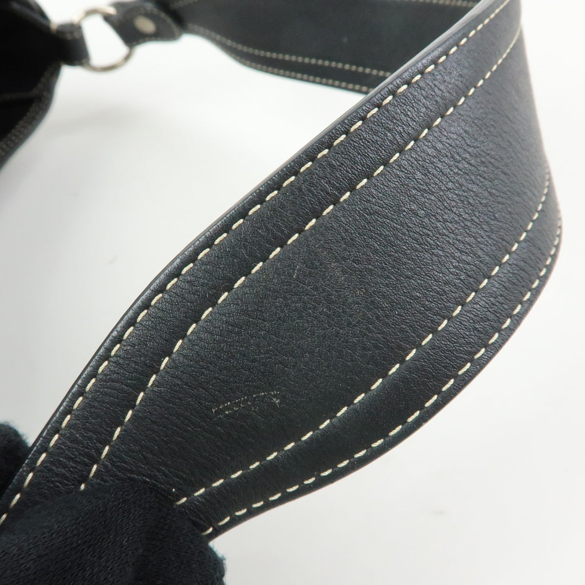 Celine Macadam Shoulder Bag - Black, Canvas, Leather