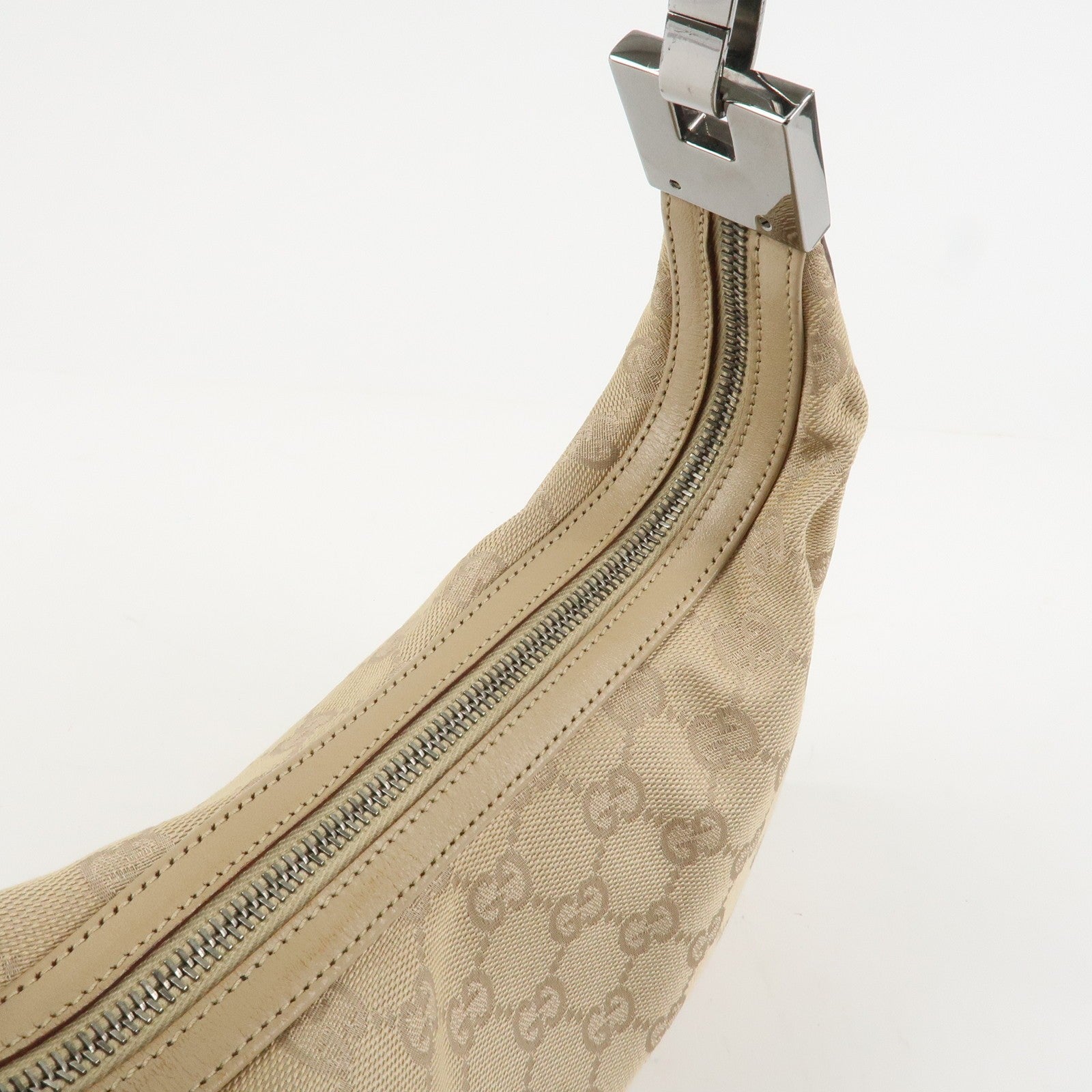 Gucci Shoulder Bag - Beige, Canvas 