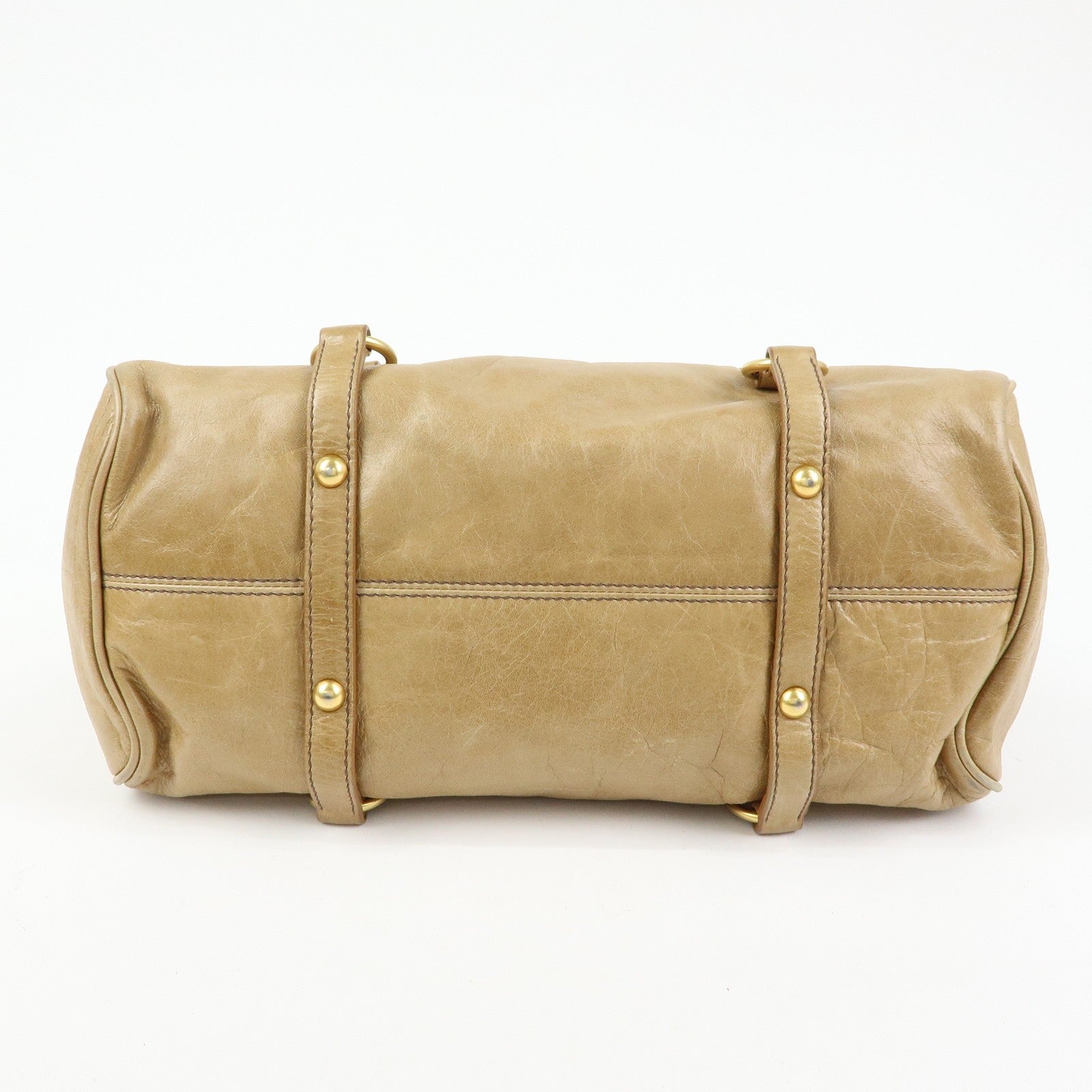 Miu Miu Handbag - Beige, Leather