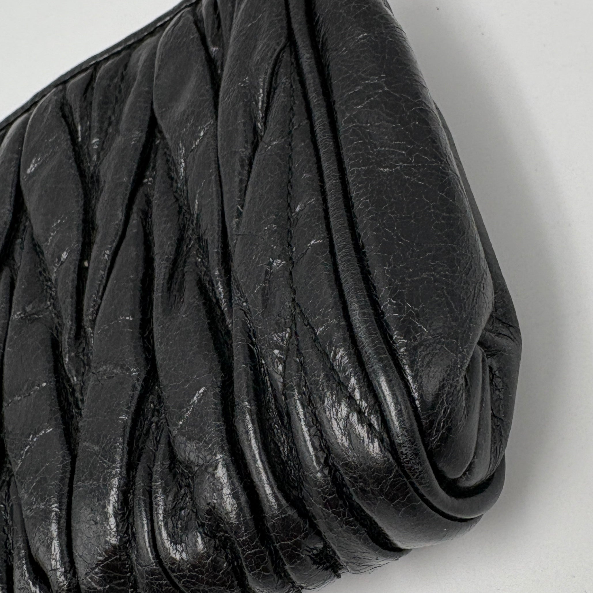MIU MIU black clutch