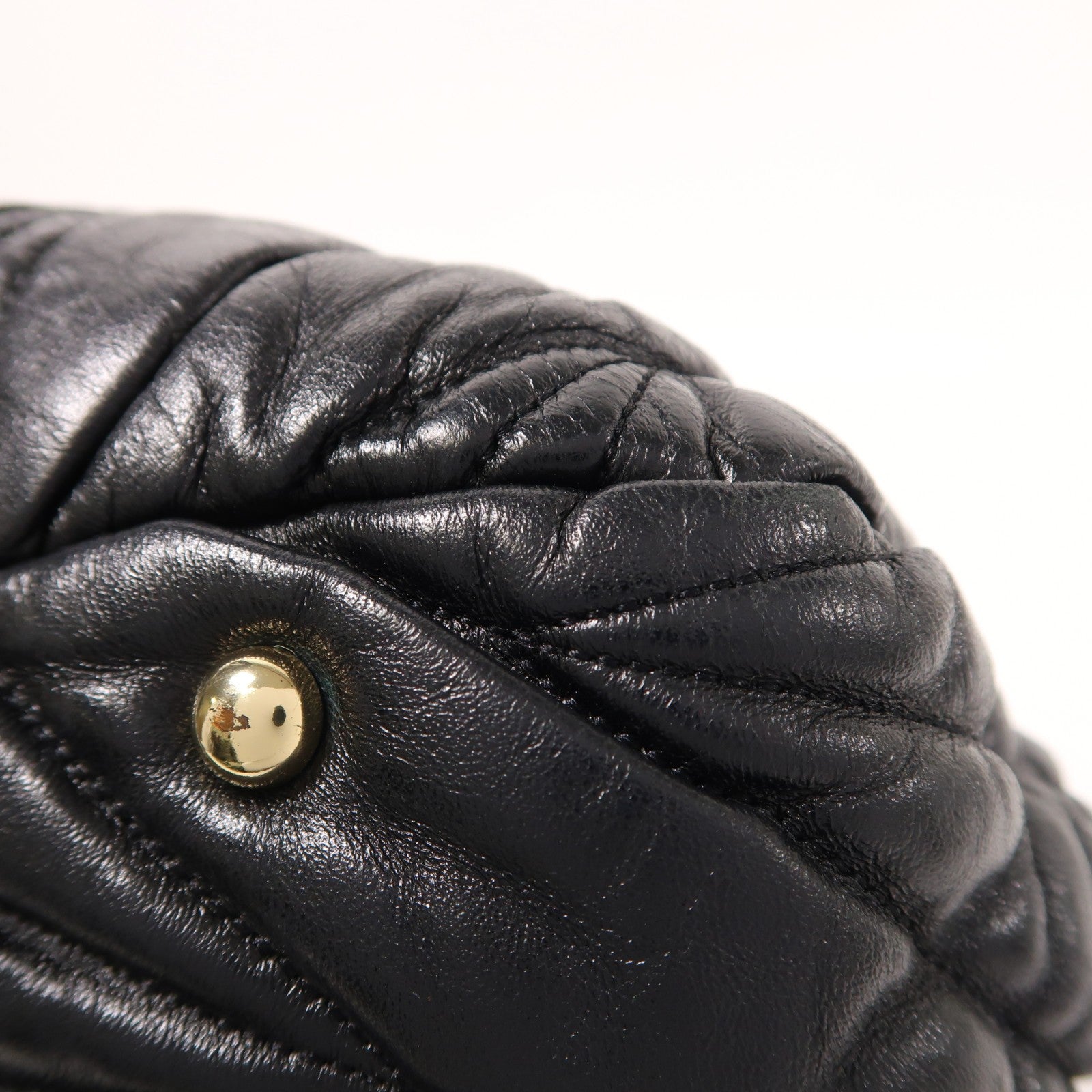 Miu Miu Hand Bag - Black, Calfskin Leather