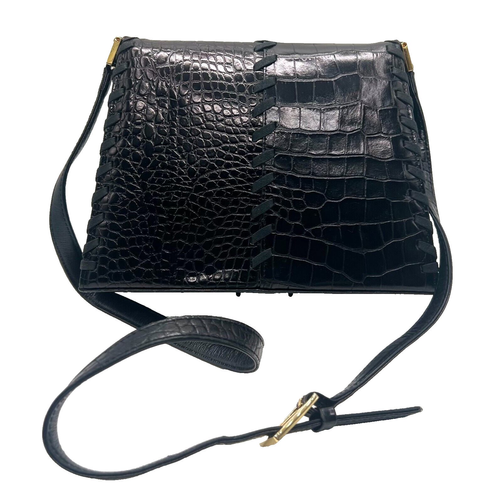 Saint Laurent YSL Shoulder Bag - Black, Leather