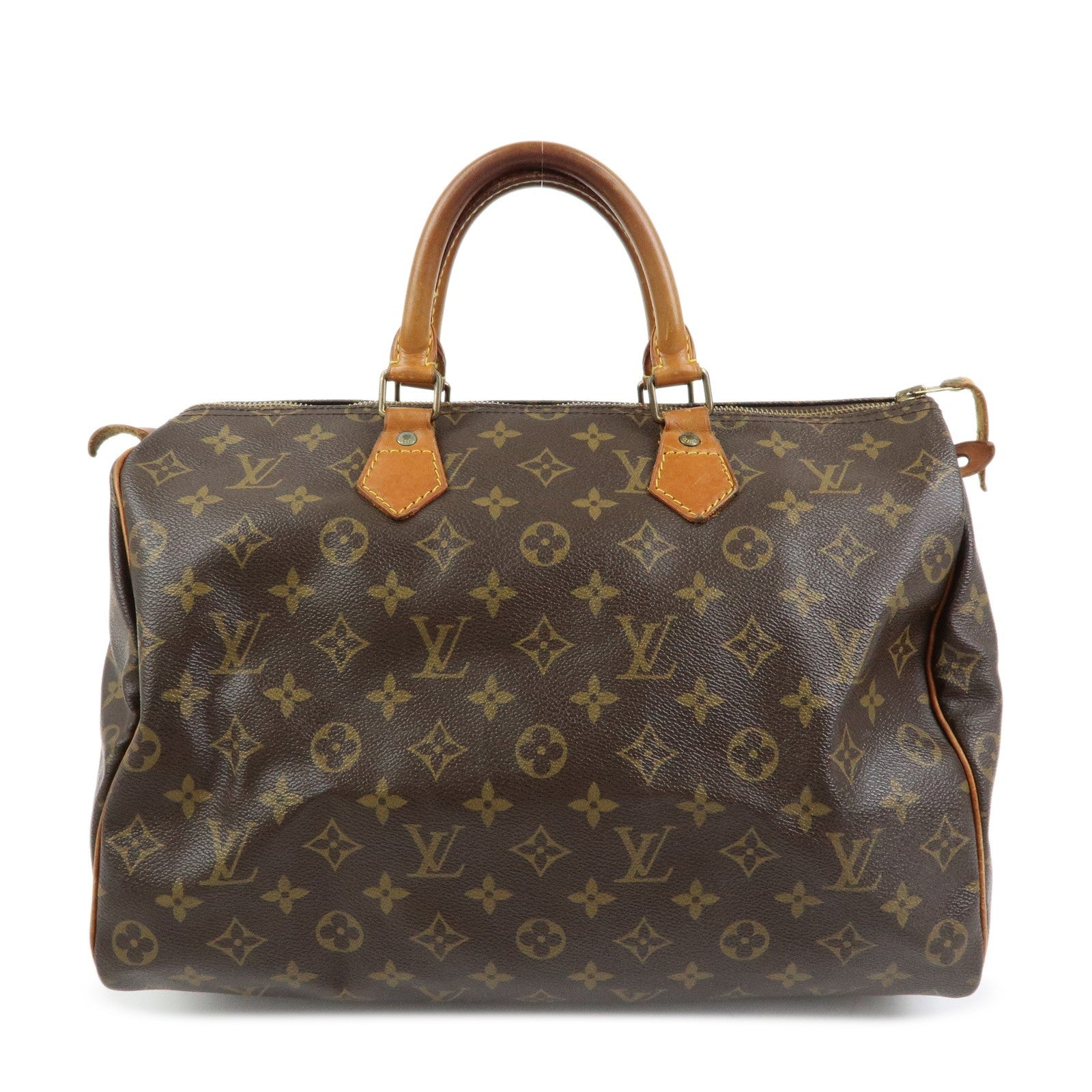 Louis Vuitton Speedy 35 Hand Bag - Monogram, Monogram Canvas, Nume Leather