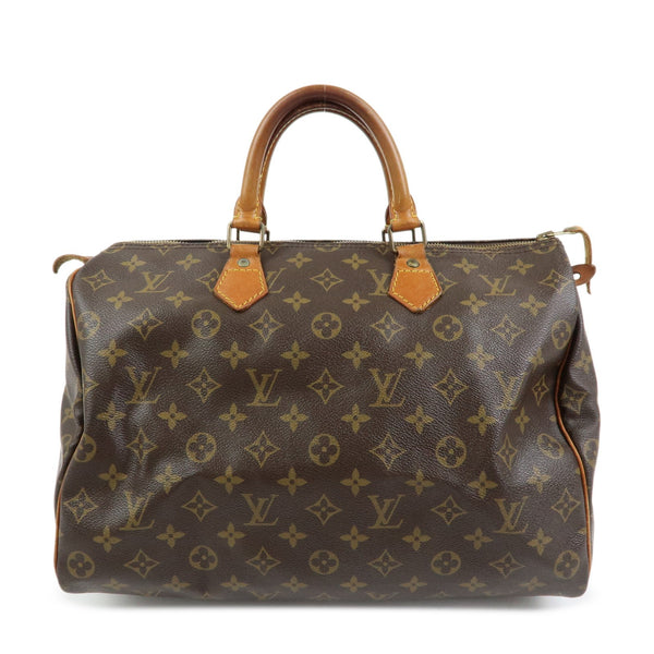 Louis Vuitton Speedy 35 Hand Bag - Monogram, Monogram Canvas, Nume Leather