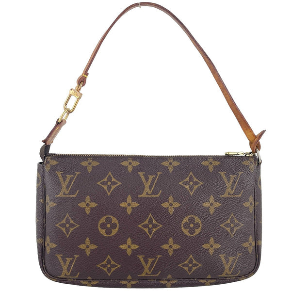 Louis Vuitton Pochette Accessoires Handbag - Brown, Coated Canvas