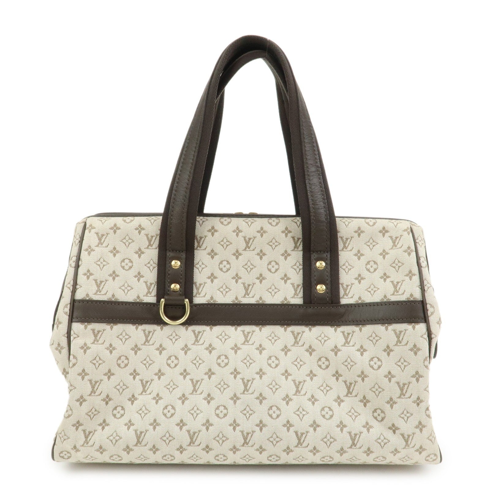 Louis Vuitton Boston Bag - Khaki, Monogram Mini Canvas