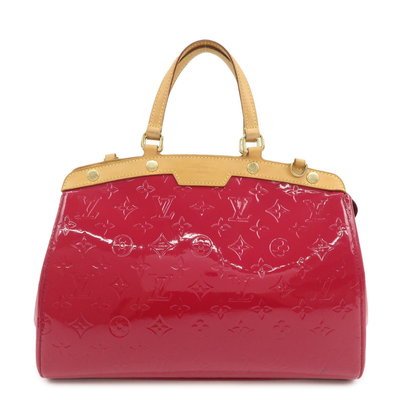 Louis Vuitton Vernis Brea MM 2Way Bag - Rose Indien, Vernis Leather