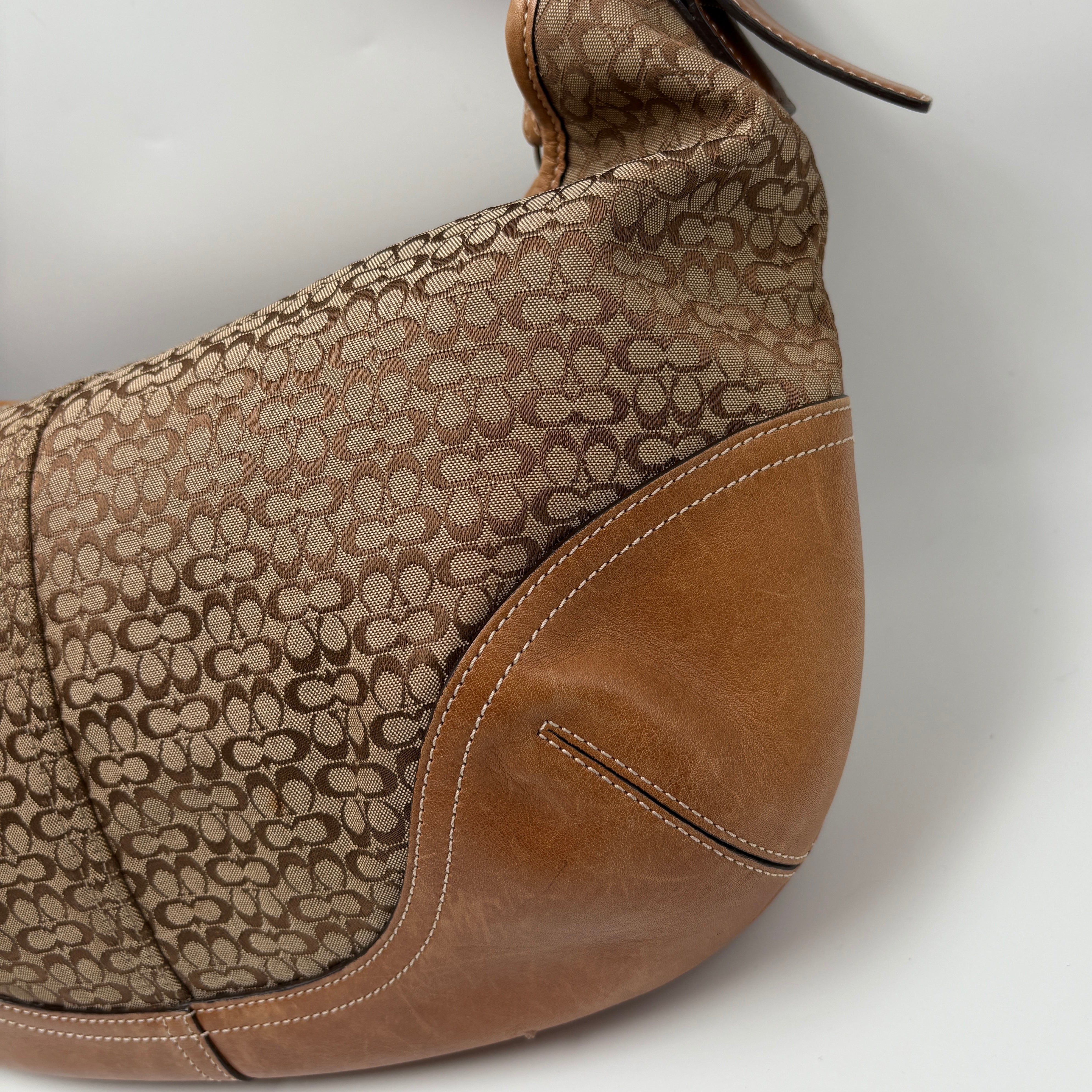 Coach Signature brown bag