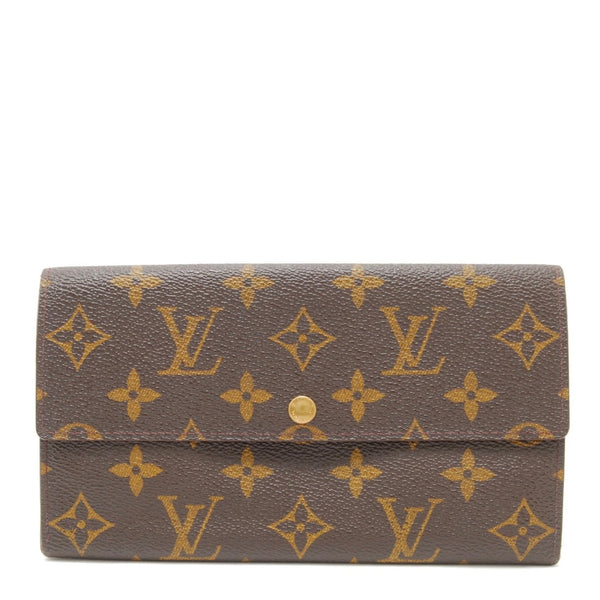 Louis Vuitton Monogram Pochette Porto Monnet Purse Leather Wallet
