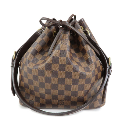 Louis Vuitton Petit Noe Shoulder Bag - Brown, Damier Canvas, Leather