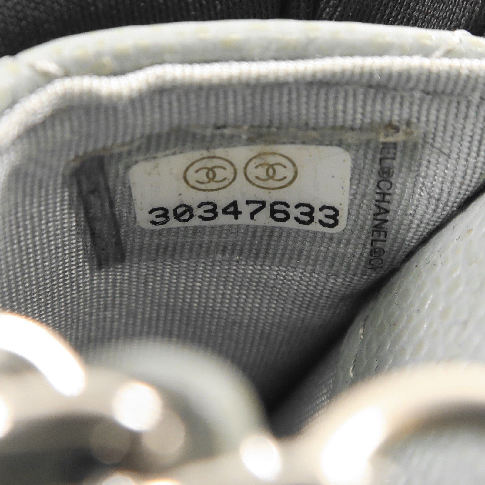 Chanel CC SHW Card Case - Green, Calfskin Leather