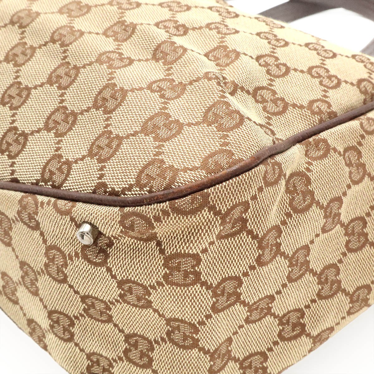Gucci GG Canvas Tote Bag - Khaki, Canvas