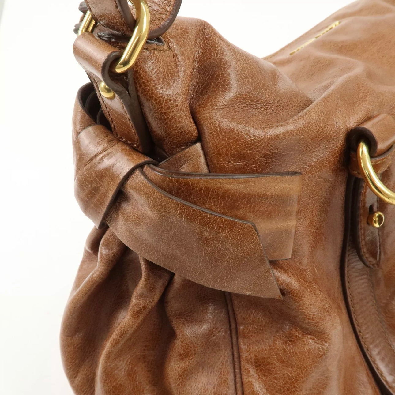 MIU MIU Leather 2Way Shoulder & Hand Bag