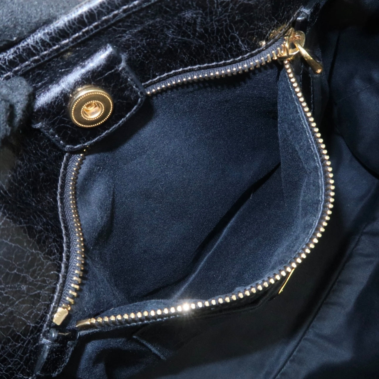 MIUMIU Leather Hand, crossbody Bag Black