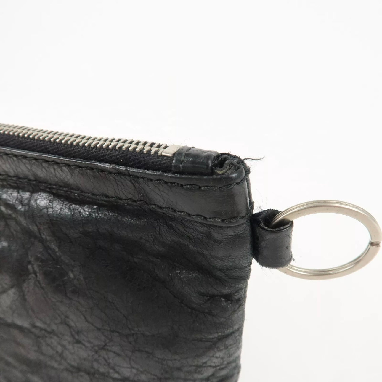 Baleciaga Leather Classic Clip M Clutch Bag