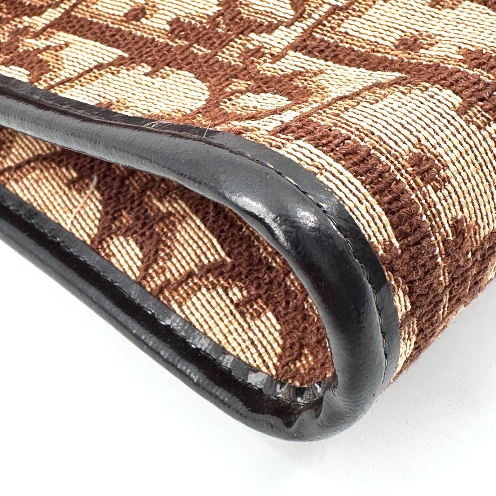 Christian Dior Trotter Canvas Leather Chain Shoulder Bag