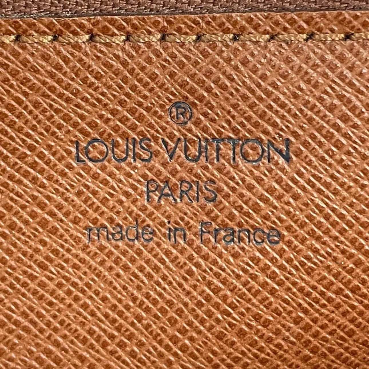 Monogram Marly Dragonne GM Leather Brown Clutch bag