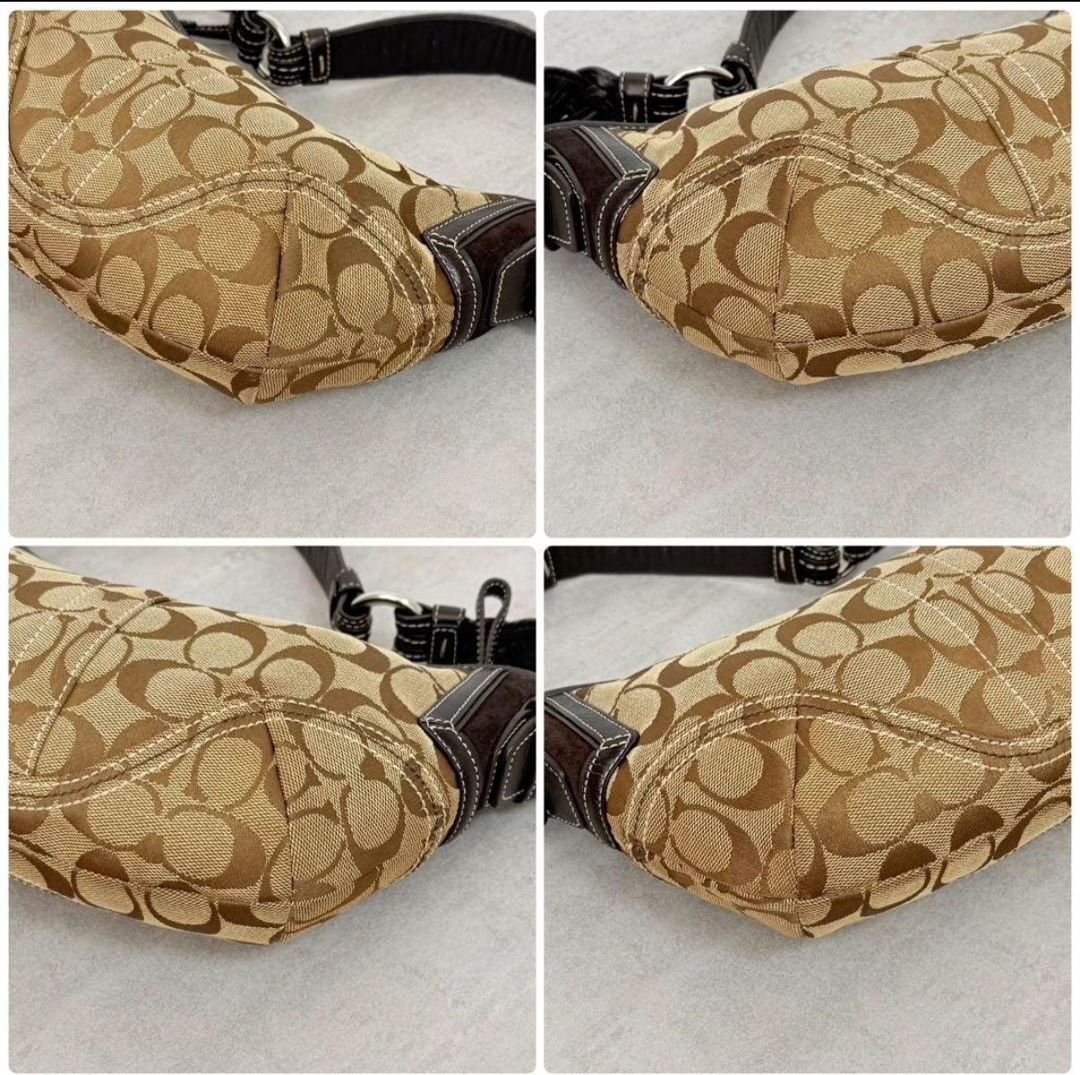 Coach Signature Brown Bag- Rare!