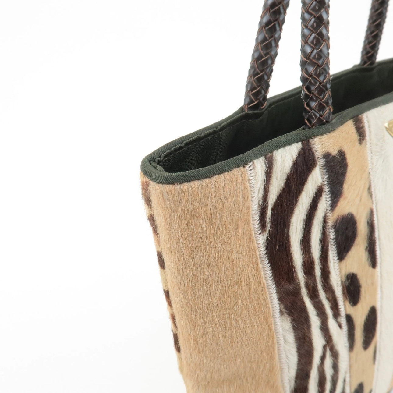 Christian Dior Hand Bag - Beige, Brown, Unborn Calf