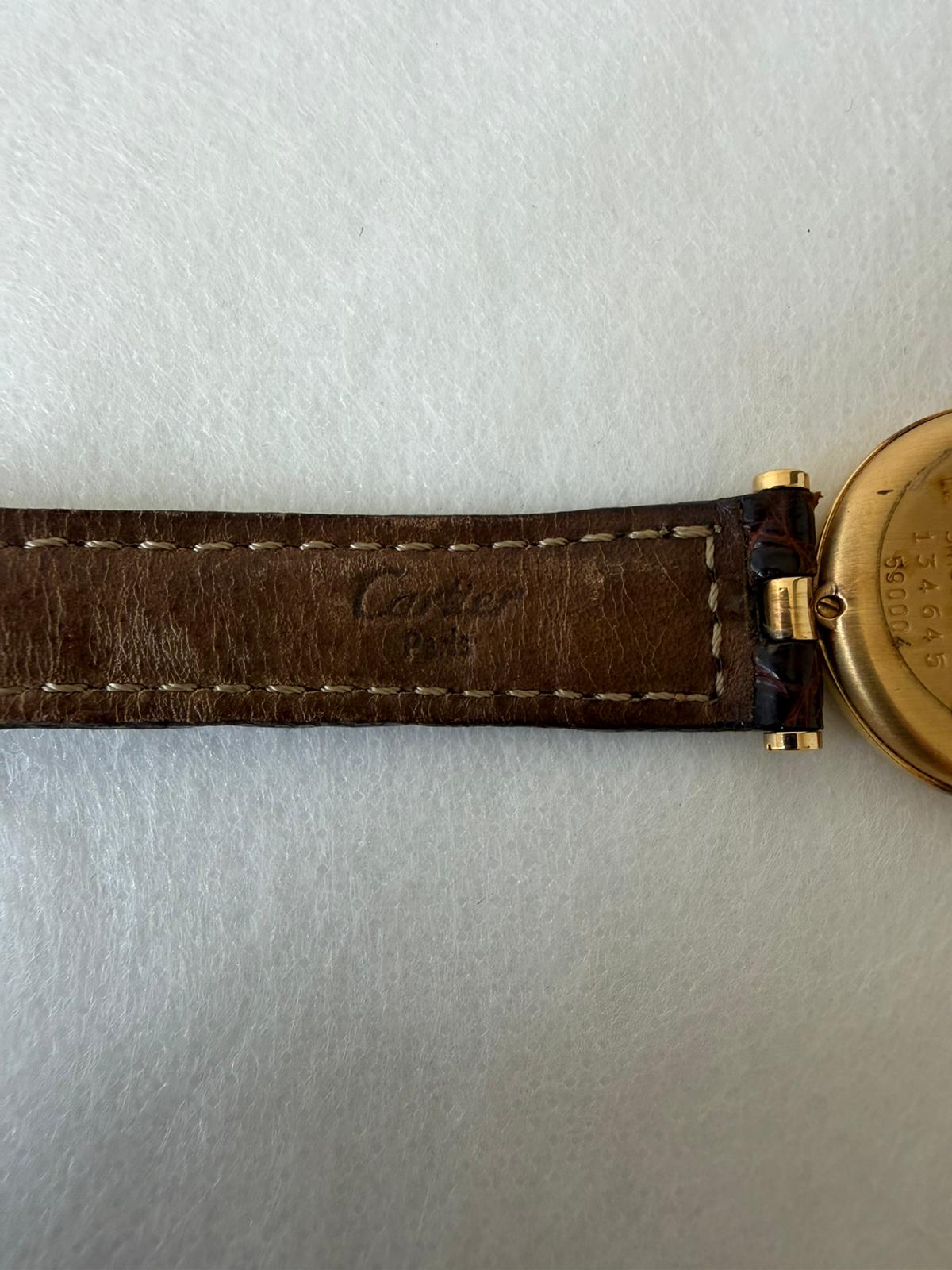 Cartier Vendome Wristwatch - Gold, Stainless Steel