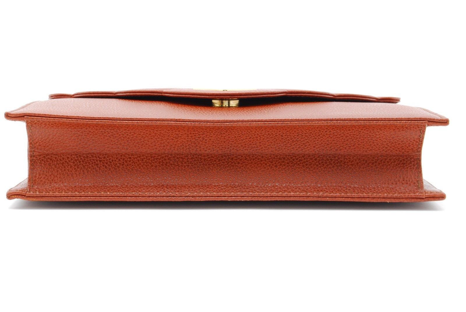 Saint Laurent Vintage Clutch - Brown, Leather 