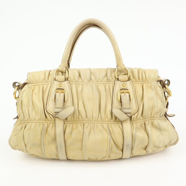 Prada Hand Bag - Camel, Nappa Leather