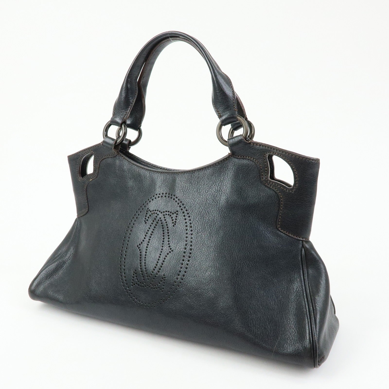 Cartier Marcello de Cartier Hand Bag - Black, Leather