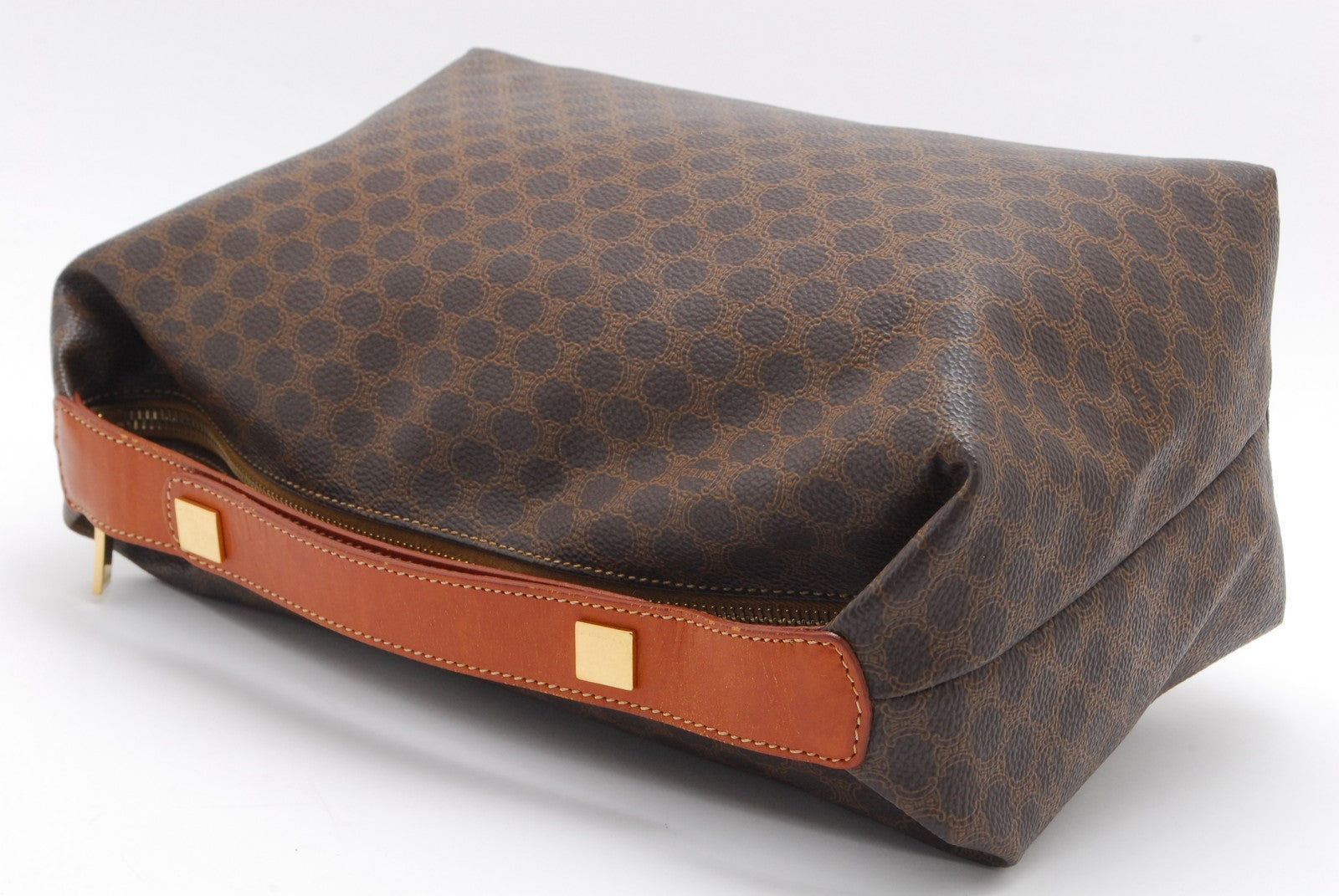 Celine Macadam Handbag Pouch - Brown, PVC 