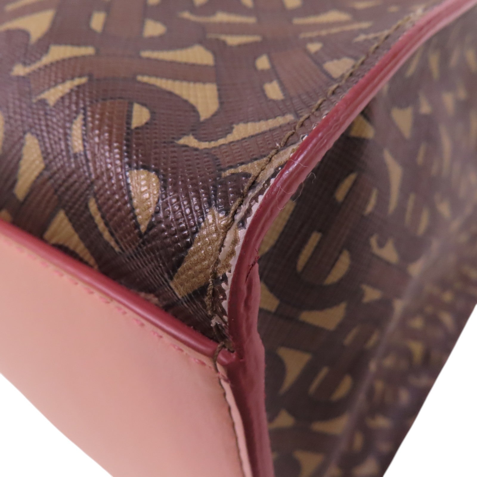 Burberry Tote Bag - Brown, Coated Canvas