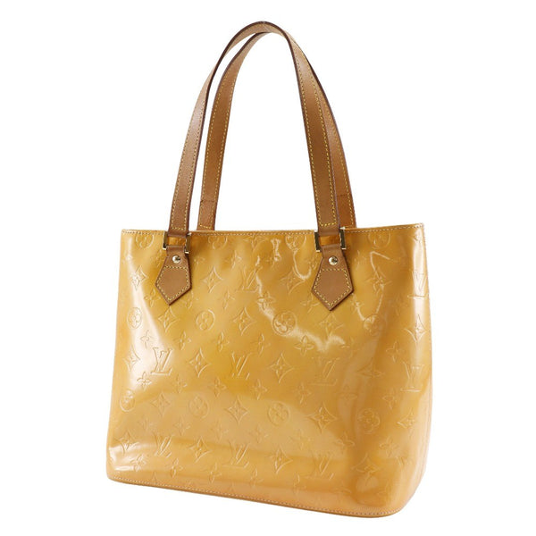 Louis Vuitton Houston Tote Bag - Yellow, Monogram Vernis 