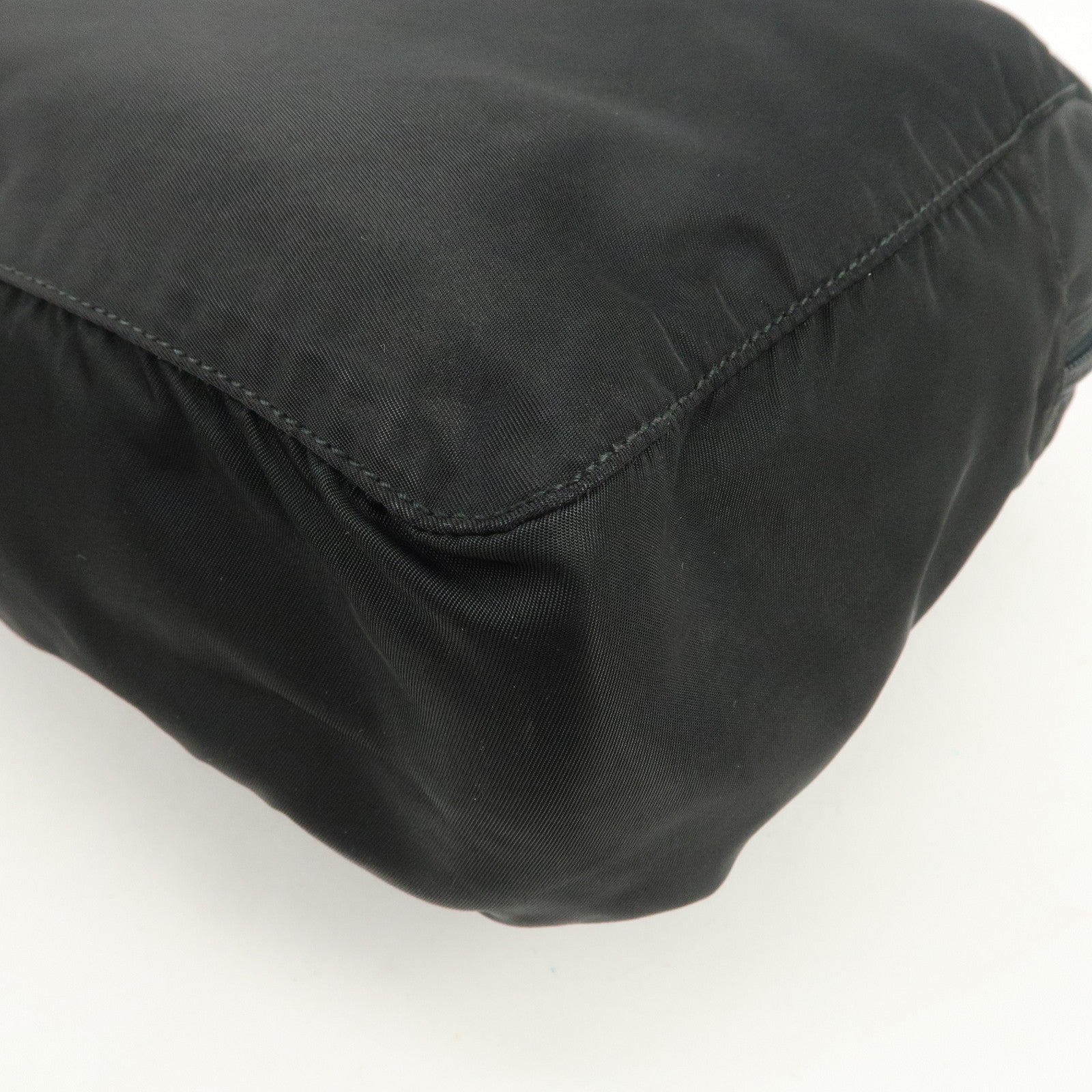 Prada Triangle Logo Tote Bag - Black, Nylon 