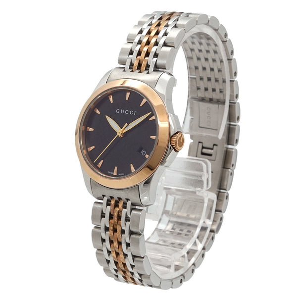 Gucci G Timeless 126.5 Wristwatch - Black, Stainless steel