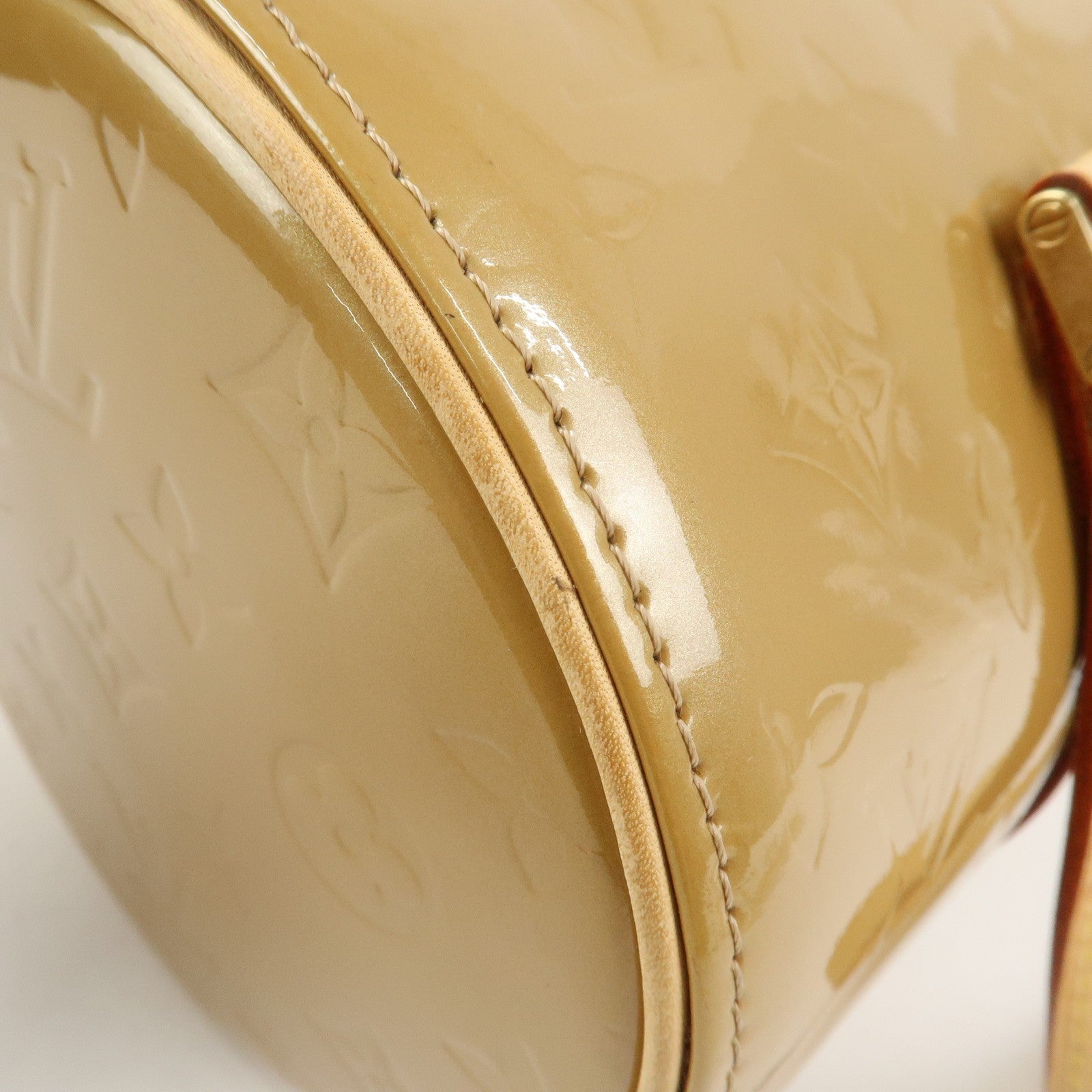Louis Vuitton Monogram Vernis Bedford Handbag - Beige, Vernis Leather