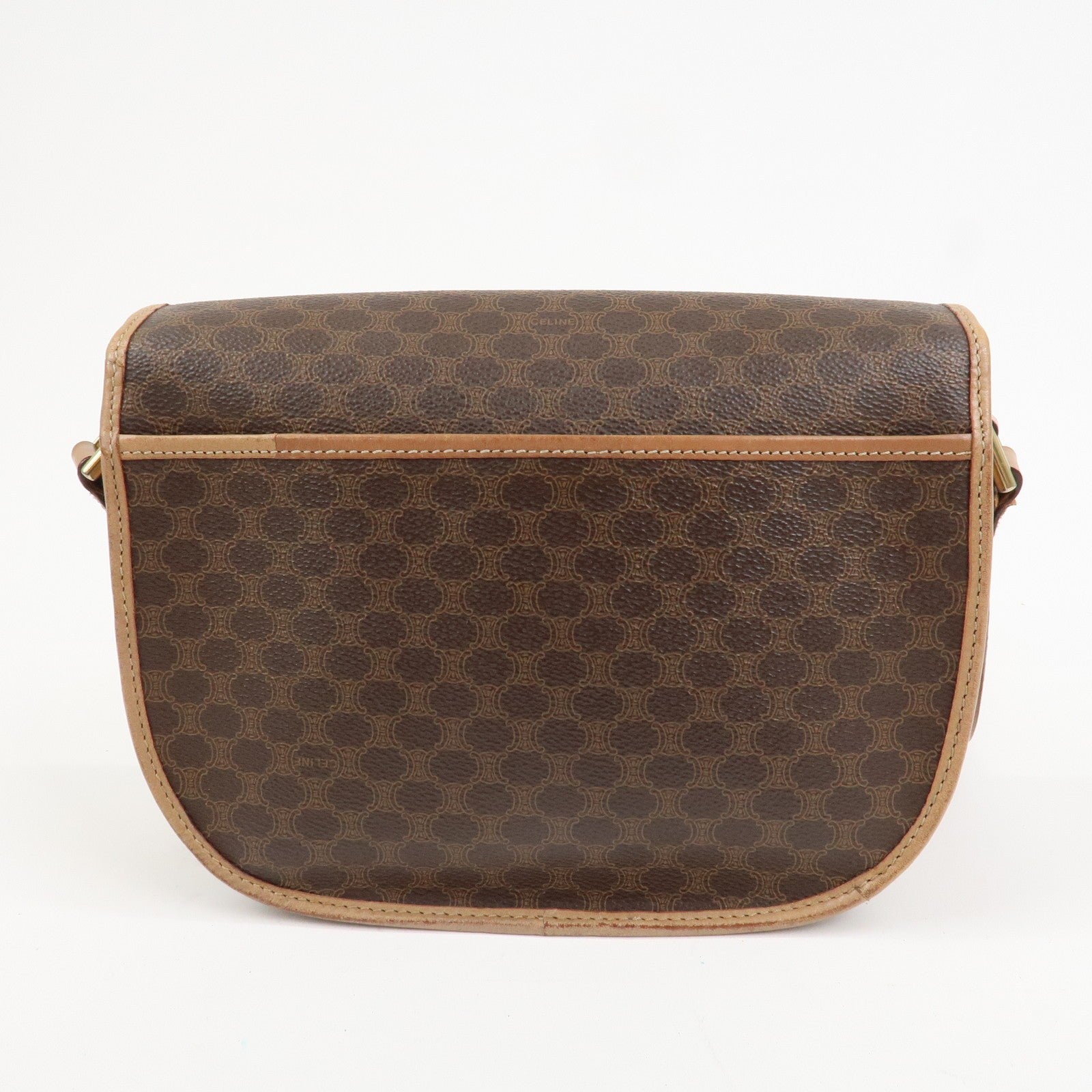 Celine Macadam Shoulder Bag - Brown, PVC