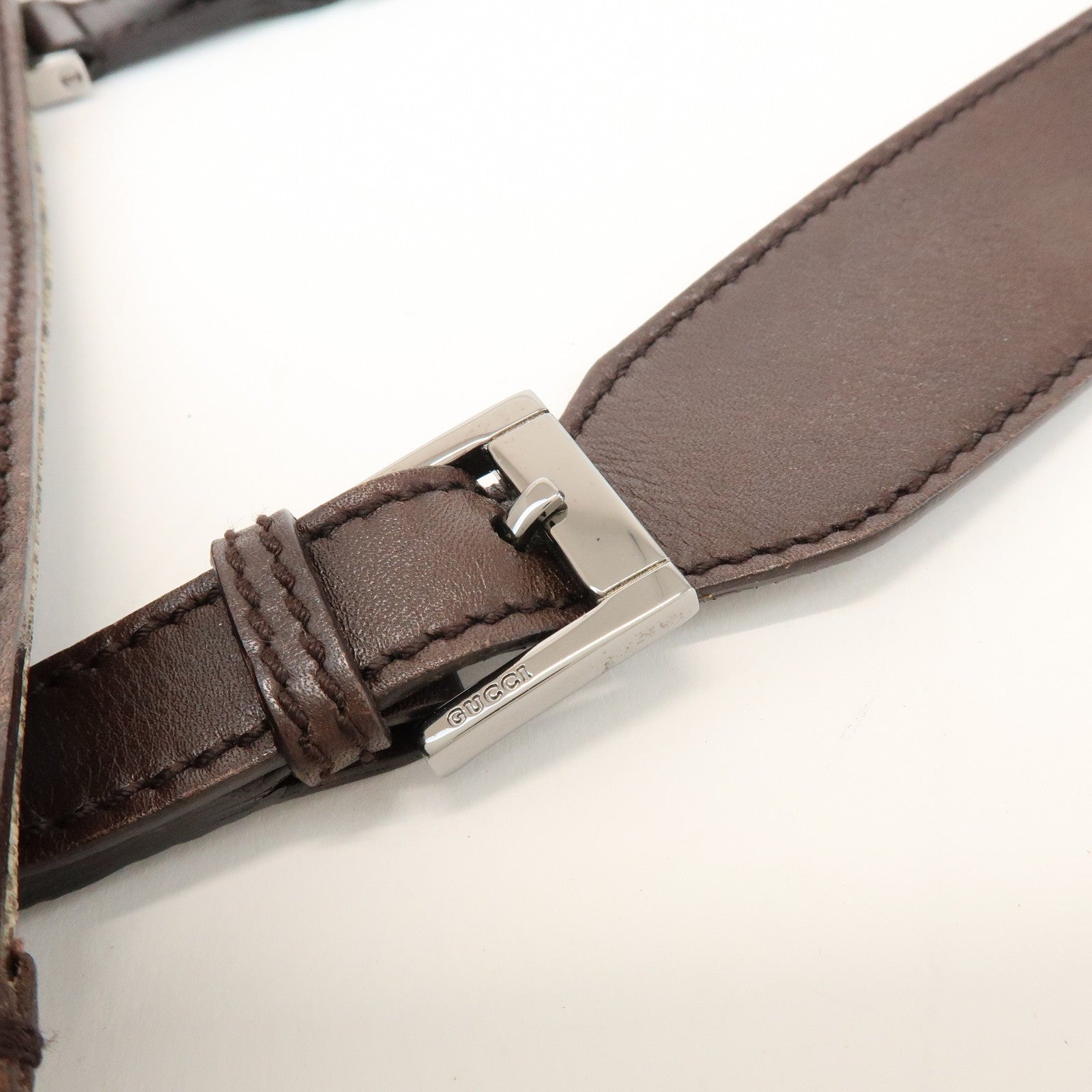 Gucci Shoulder Crossbody Bag - Brown, PVC Leather 