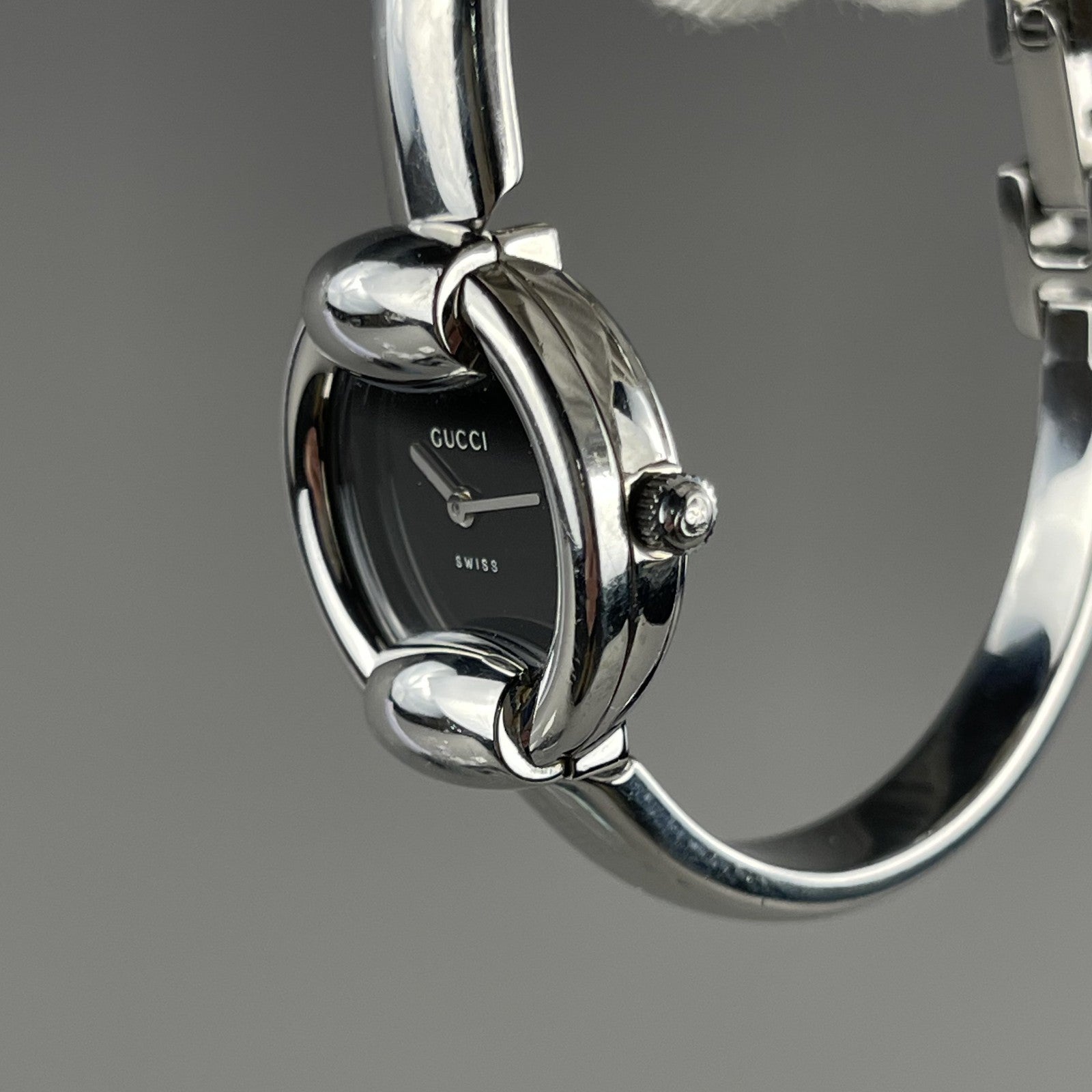 Gucci 1400L Wristwatch - Black, Stainless Steel