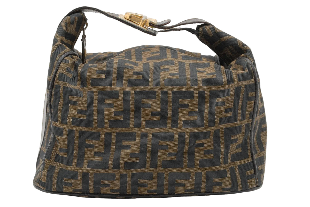 Fendi Zucca Large Vanity Bag - Brown, Canvas