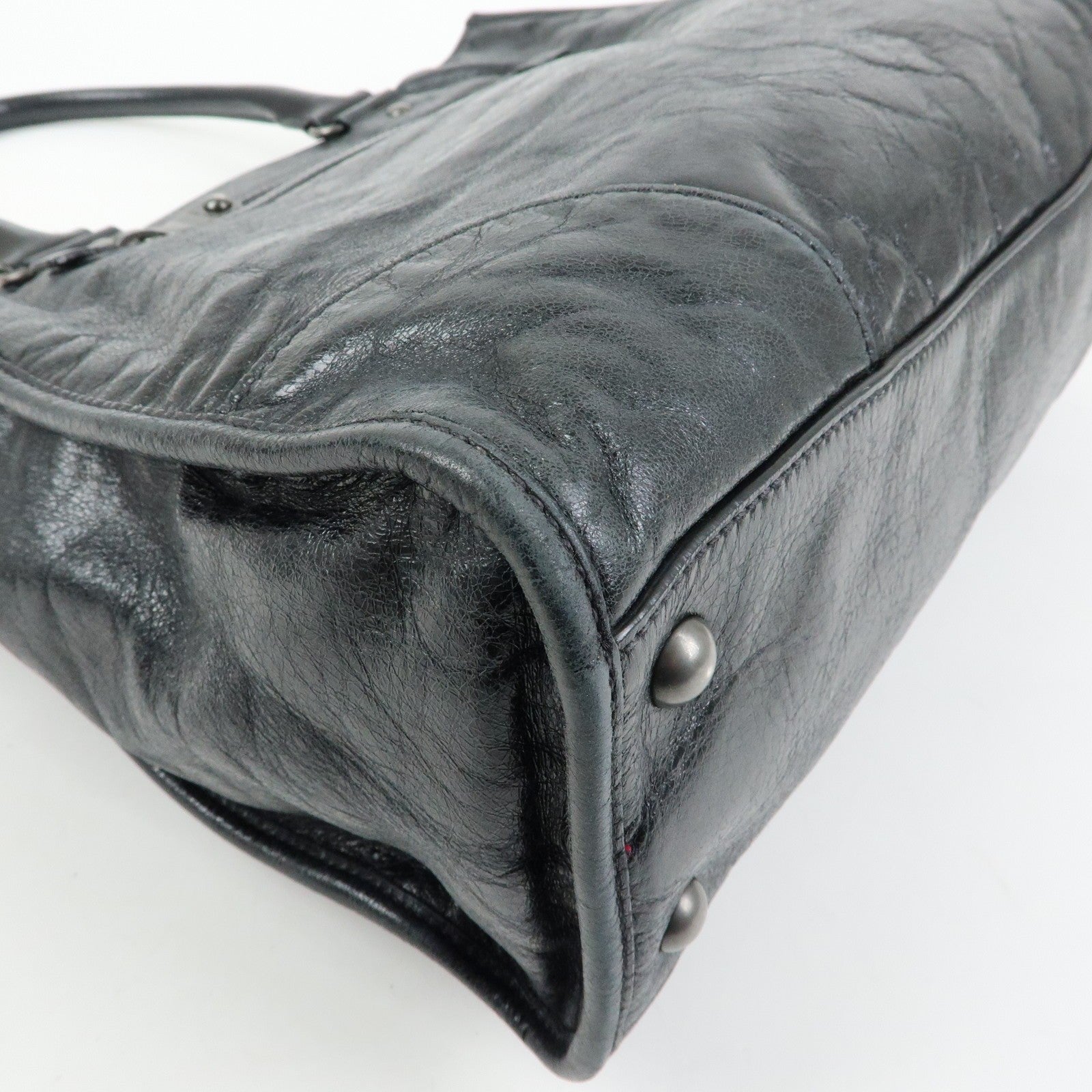 Miu Miu Leather Tote Bag - Black, Leather 
