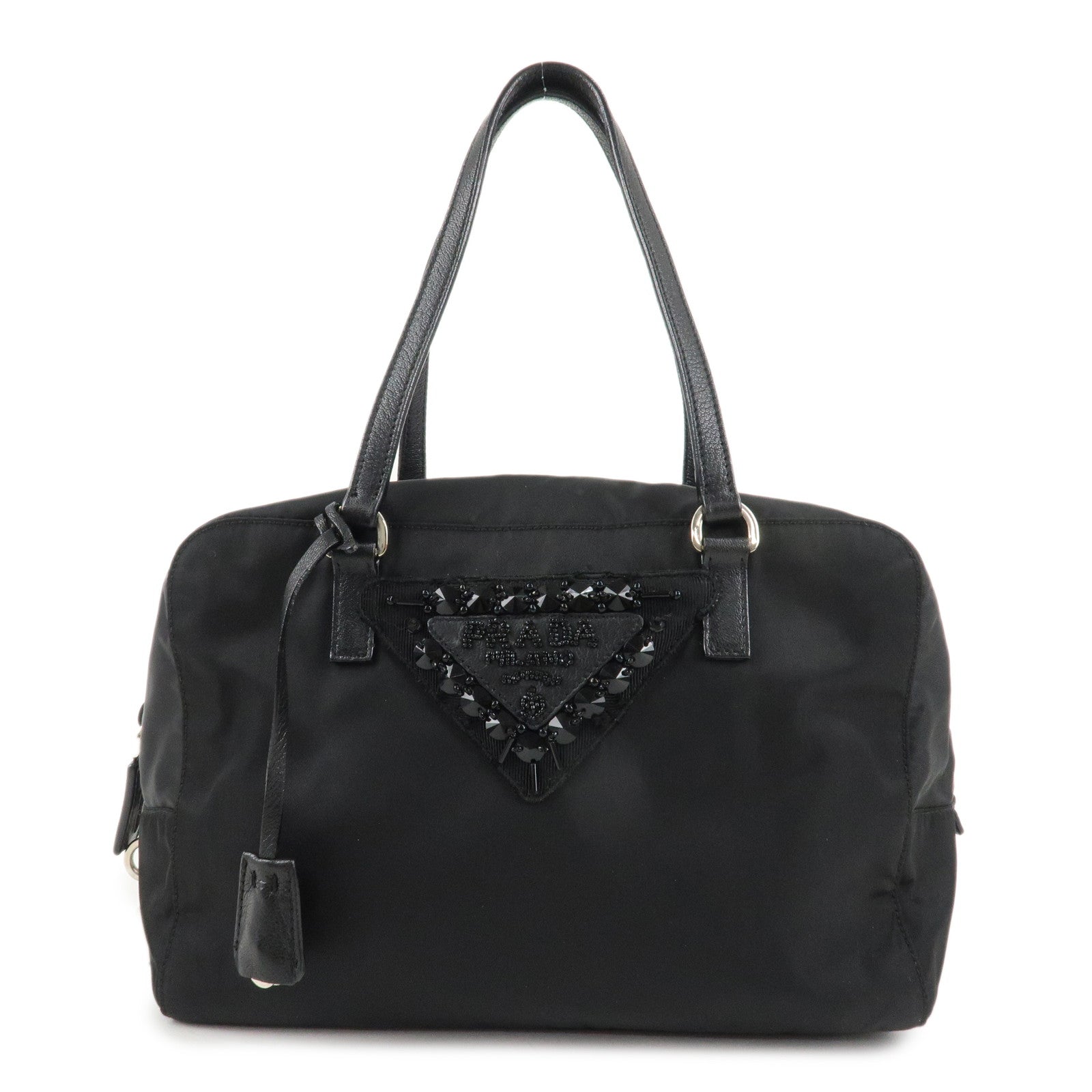 Prada Shoulder Bag - Black, Nylon/Leather