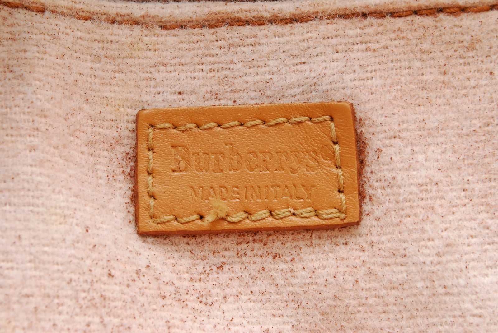 Burberry Burberrys Nova Shoulder Hand Bag - Beige, Canvas