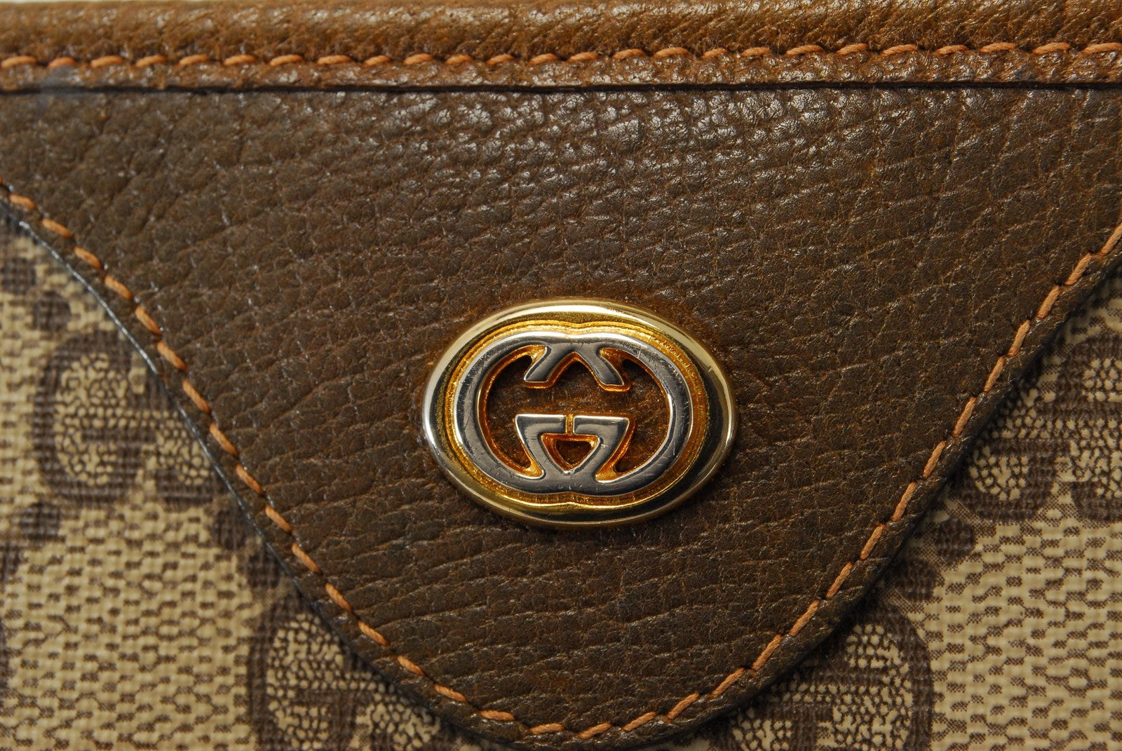 Gucci Vintage GG Supreme Shoulder Bag - Brown, PVC Leather 