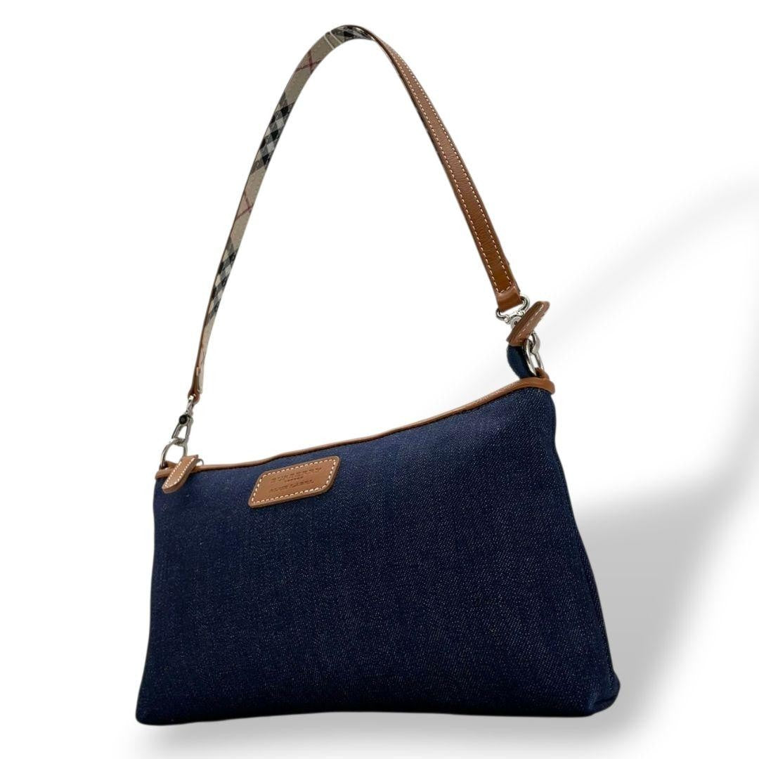 Burberry Nova Shoulder Bag - Navy, Denim