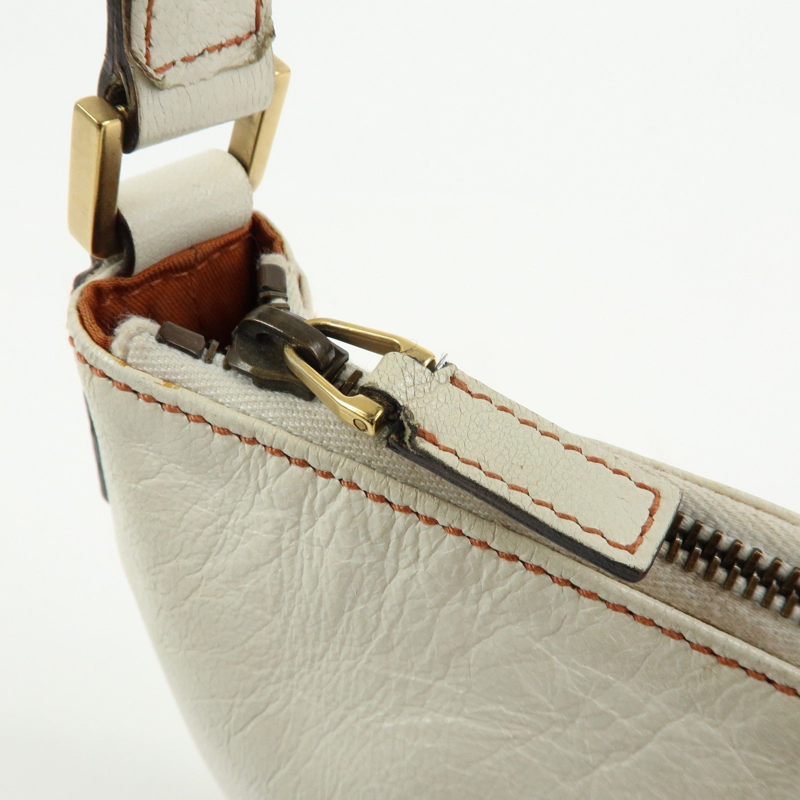Gucci Hand Bag - Ivory, Leather 
