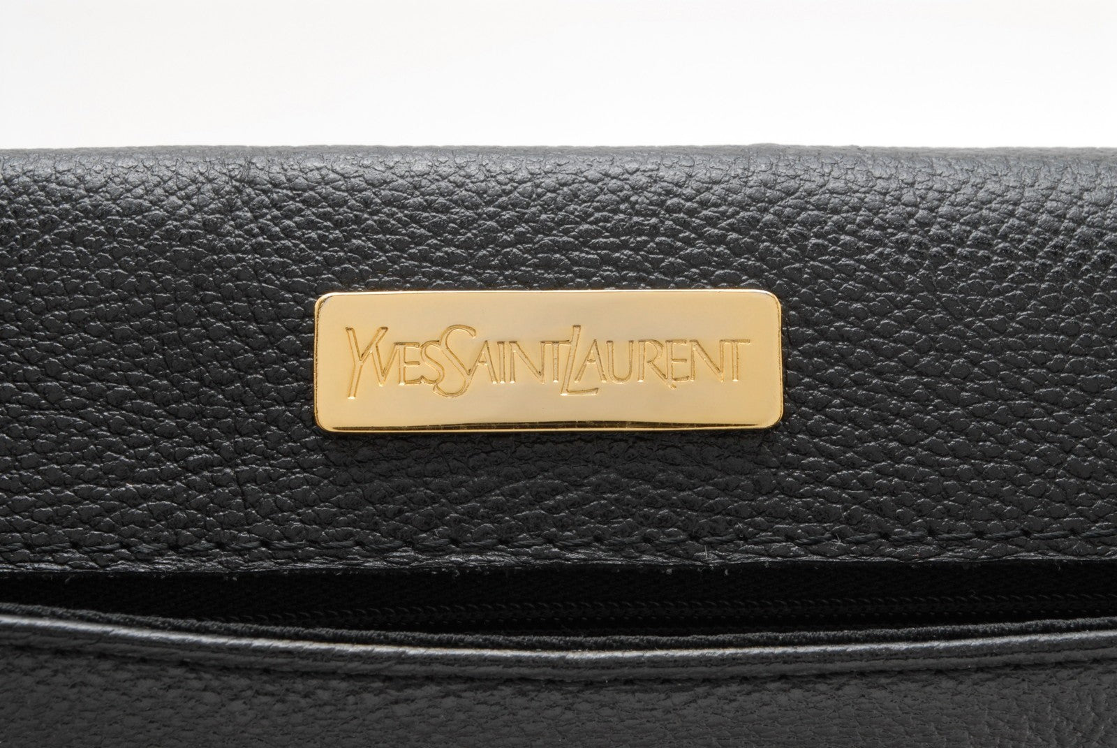 Saint Laurent Vintage Shoulder Bag - Black, Leather 
