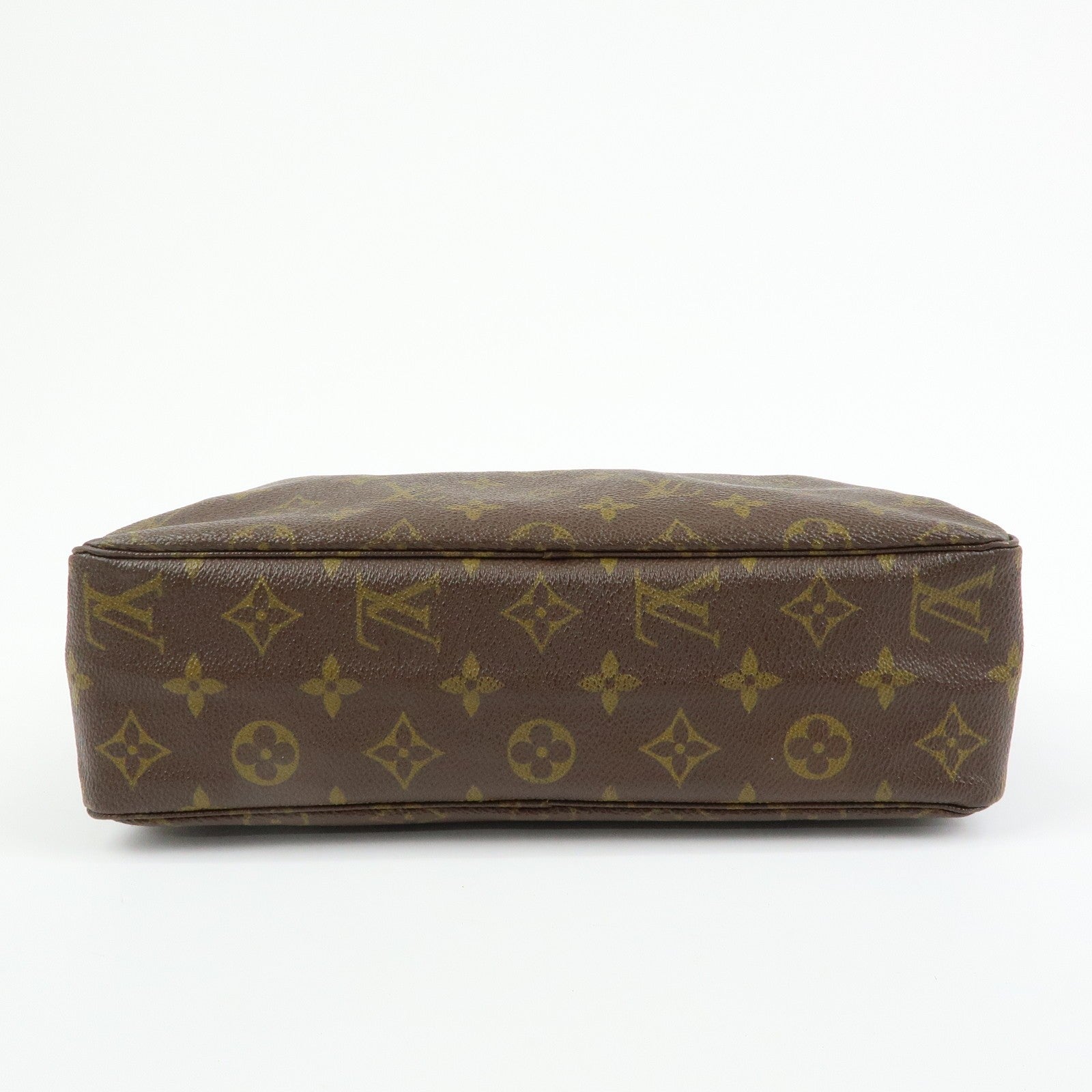 Louis Vuitton Trousse Toilette 28 Monogram Clutch - Brown, Leather