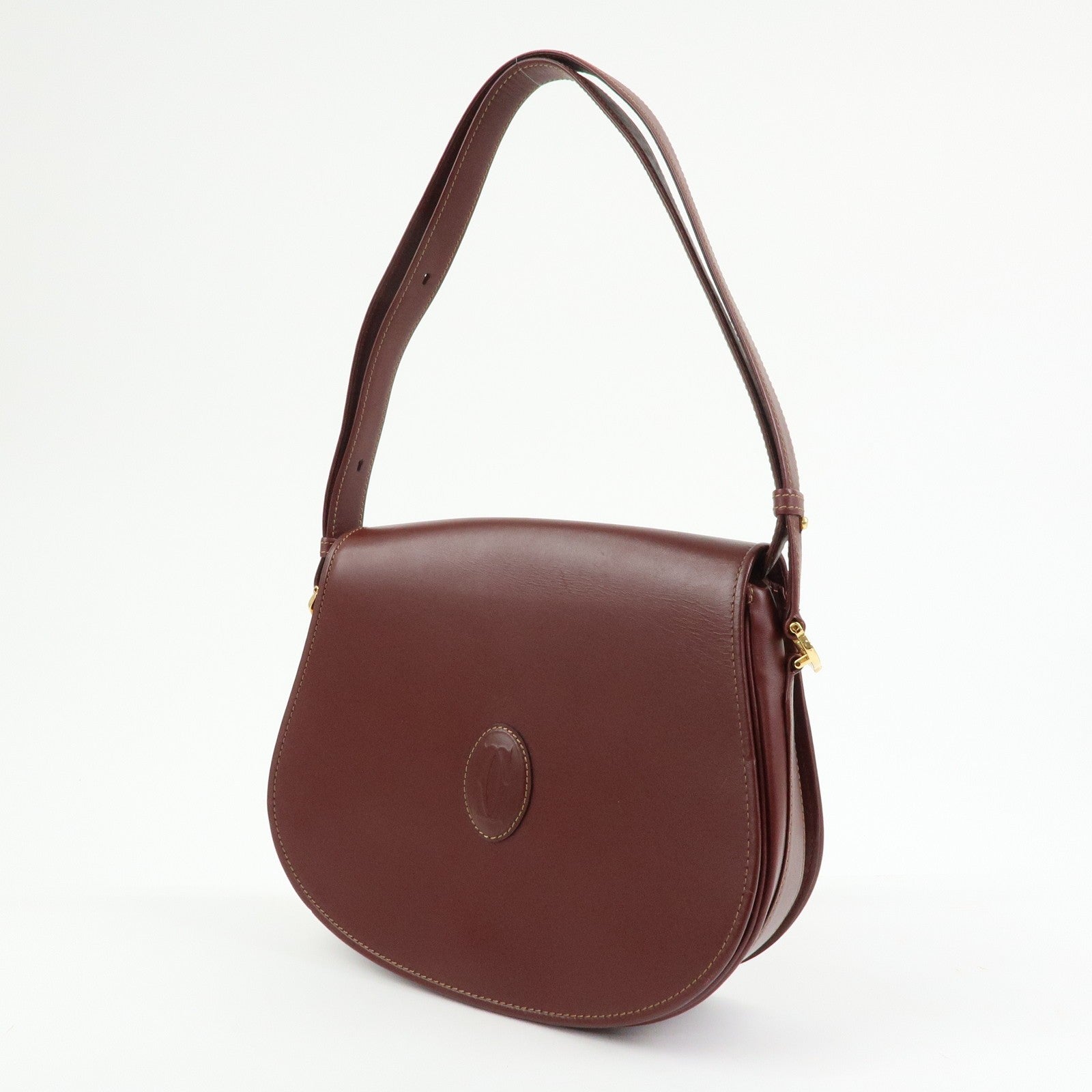 Cartier Must de Cartier Shoulder Bag - Bordeaux, Leather