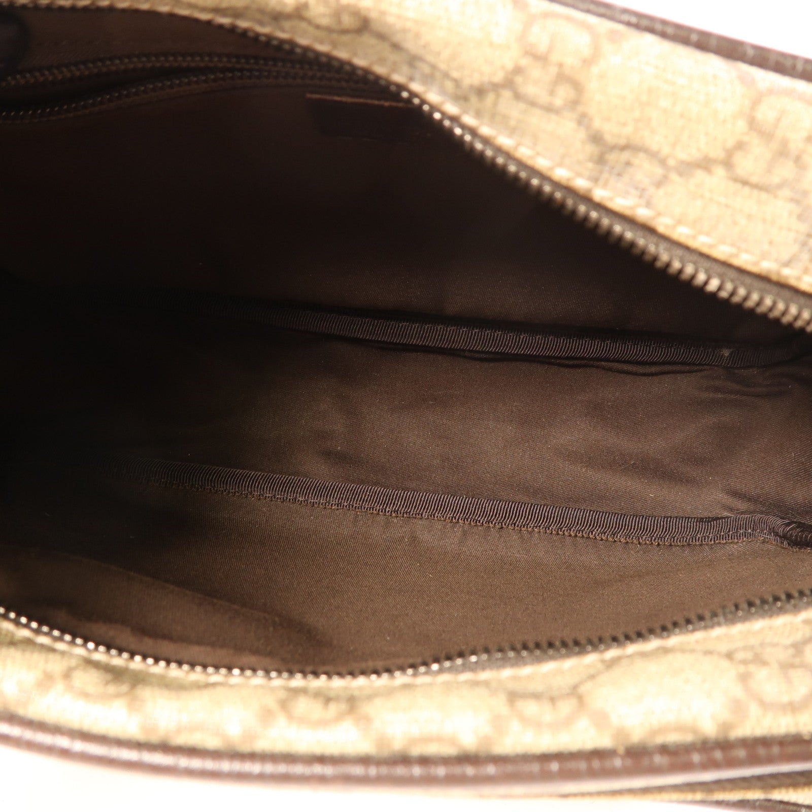 Gucci GG SHW Shoulder Bag - Brown, PVC Coated Canvas