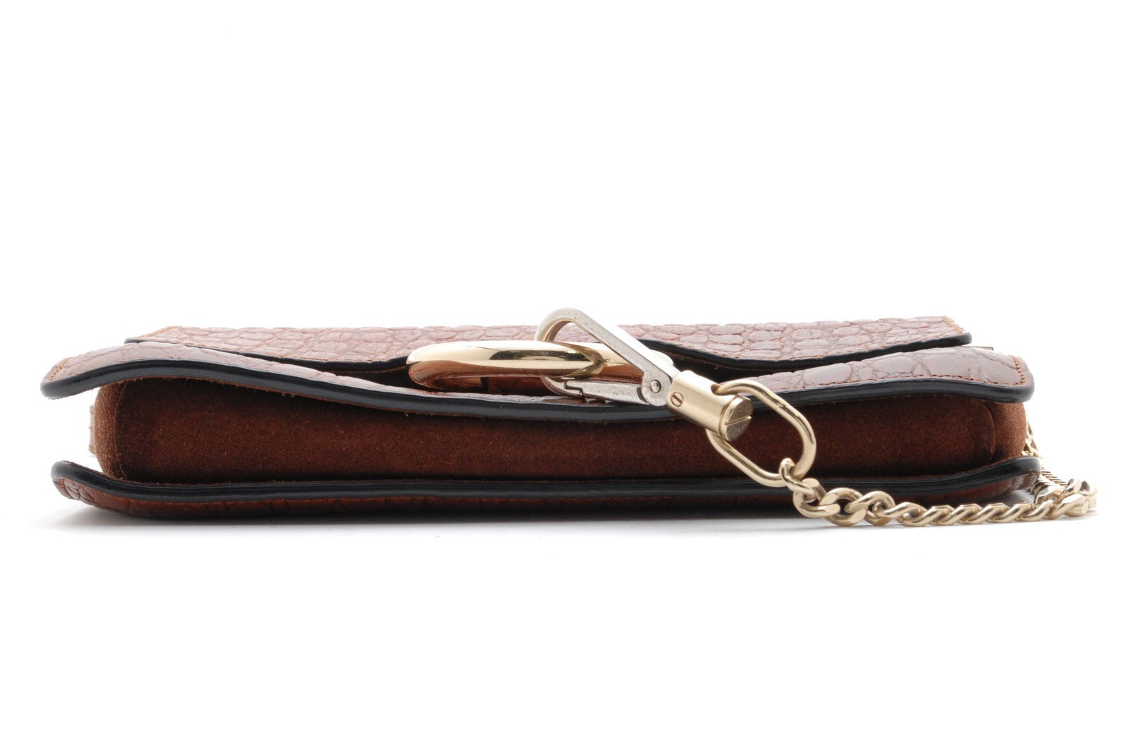 Chloé Faye Shoulder Bag - Brown, Leather