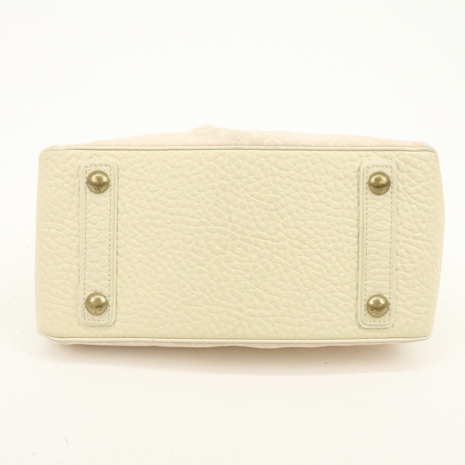 Louis Vuitton Monogram Mini Lin Trapez PM Handbag - Rose, Canvas 