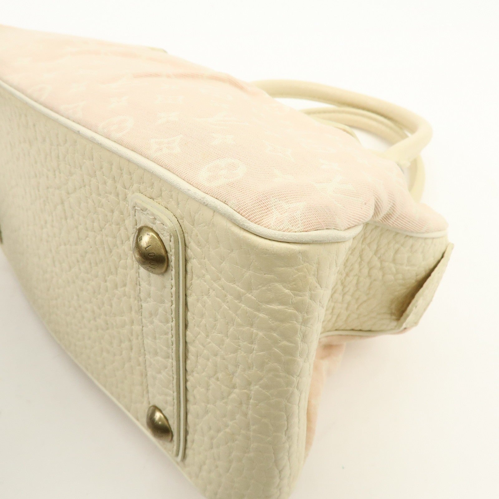 Louis Vuitton Monogram Mini Lin Trapez PM Handbag - Rose, Canvas 
